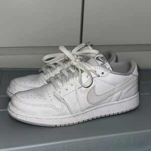 Nike Kids Gray and White Sneakers